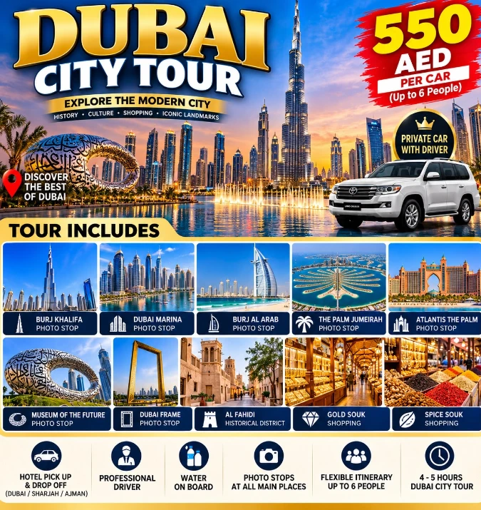 Dubai City Tour (Private Car)