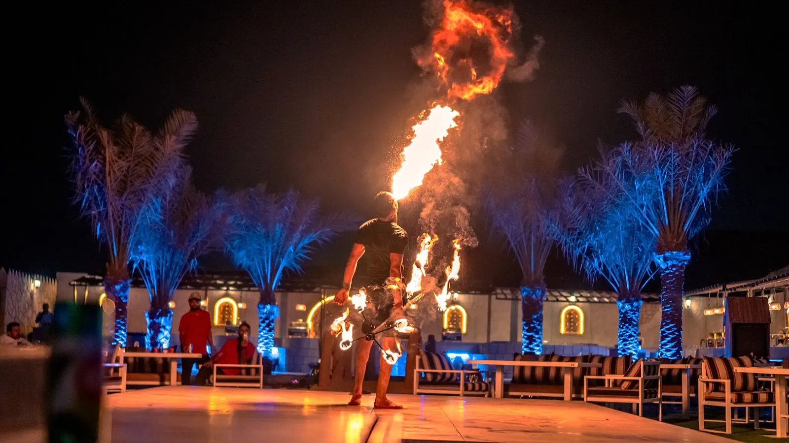 Tanoura Show & Fire Stunt Performance