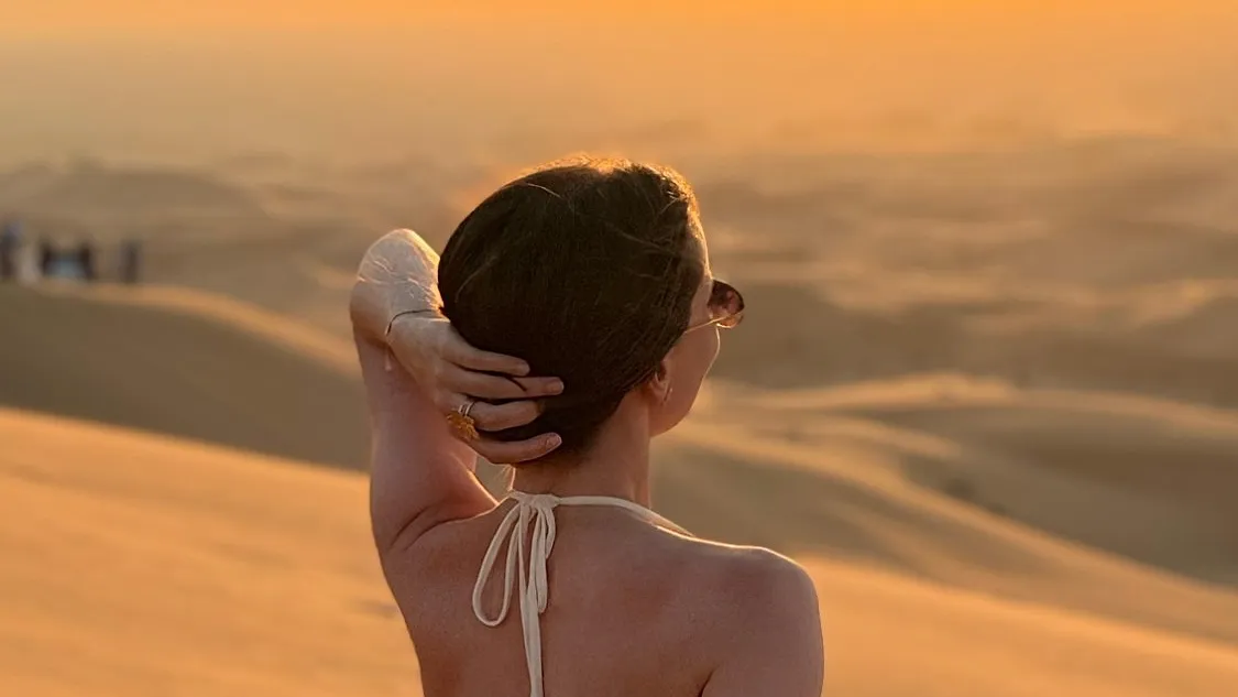 Sunset on the dunes